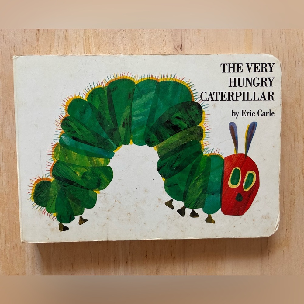 The Very Hungry Caterpillar by Eric Carle, First Board Book Edition